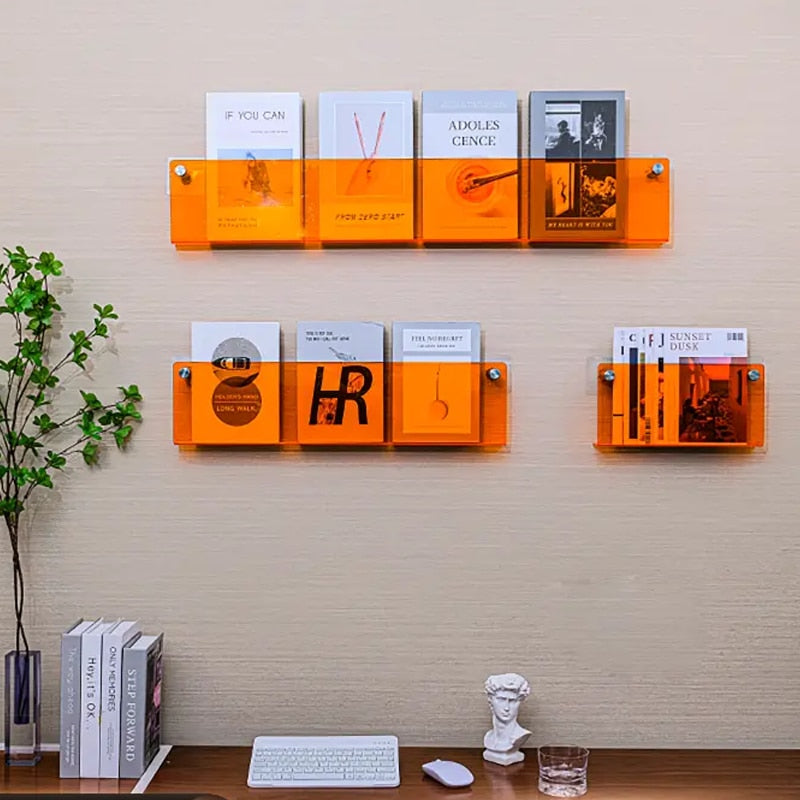 Acrylic Magazine Wall Mount