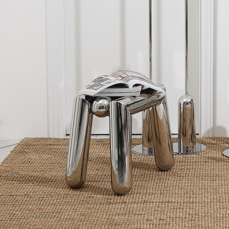 Bobby Electroplated Stool