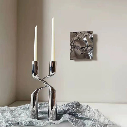 Odin Iron Candle Holders