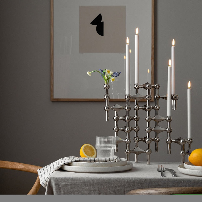 Molecular Metal Candle Holder