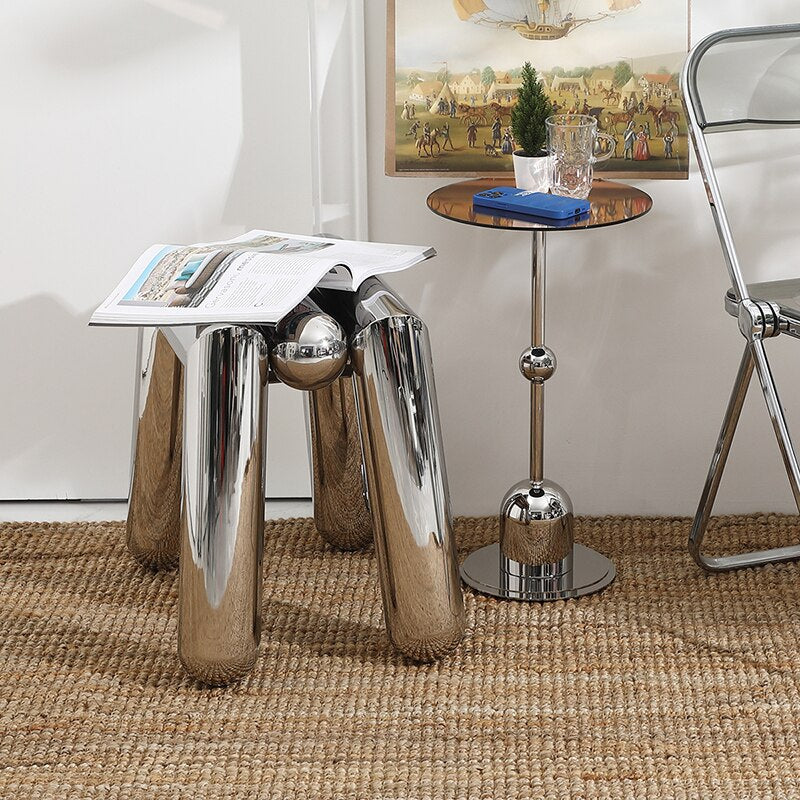 Bobby Electroplated Stool