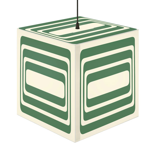 Green Labyrinth Cube Lamp