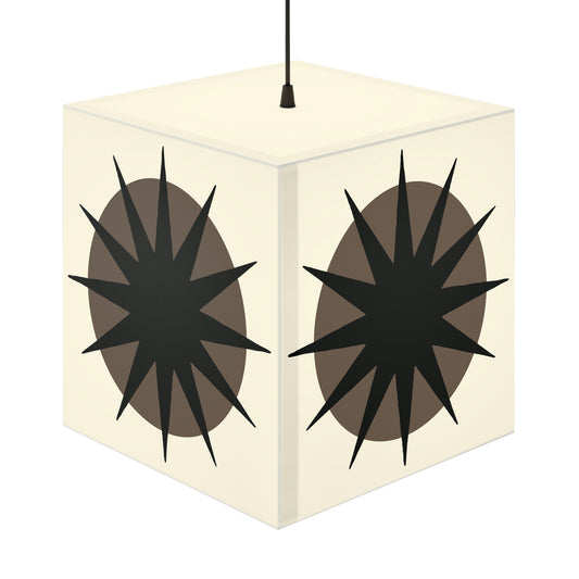 Brown Taiyo Cube Lamp