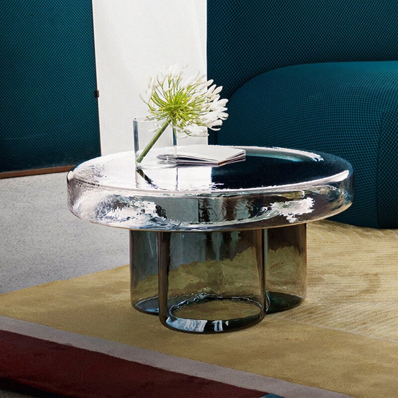 Colored Glass Coffee Table